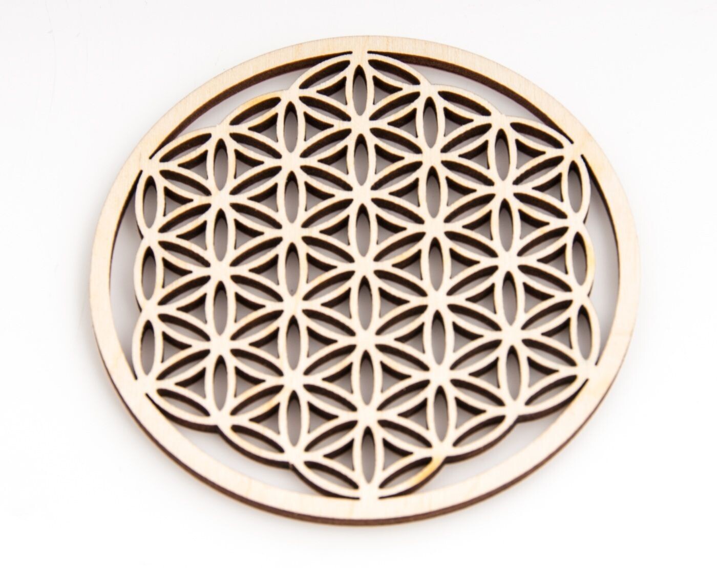 Flower of life 9 cm, wooden