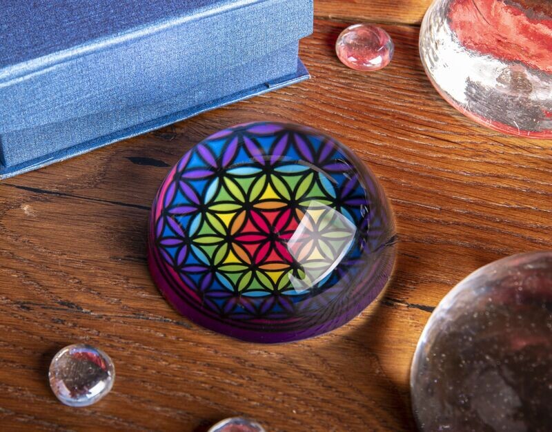 Crystal object flower of life