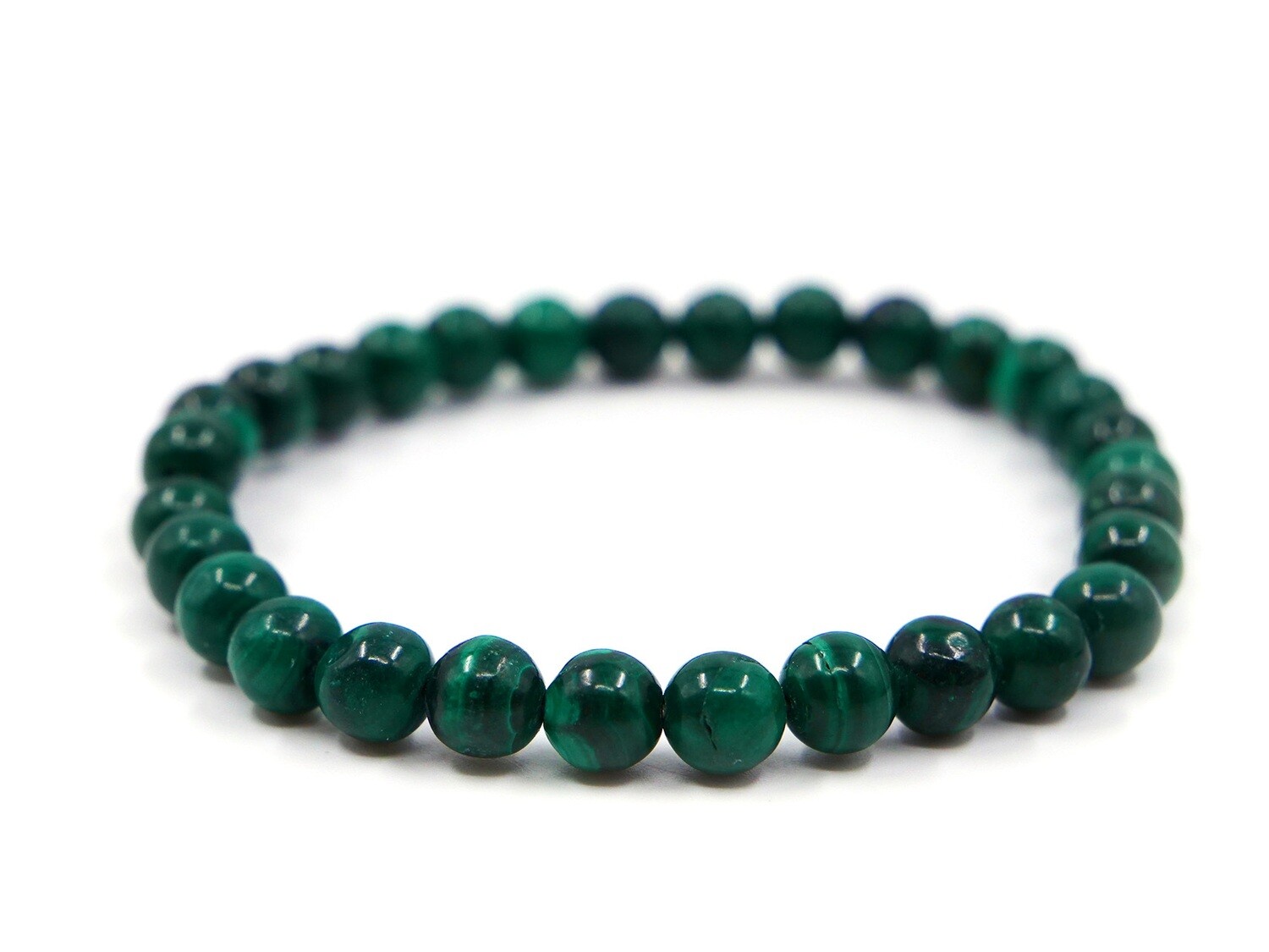 Bracelet en Malachite - 6mm