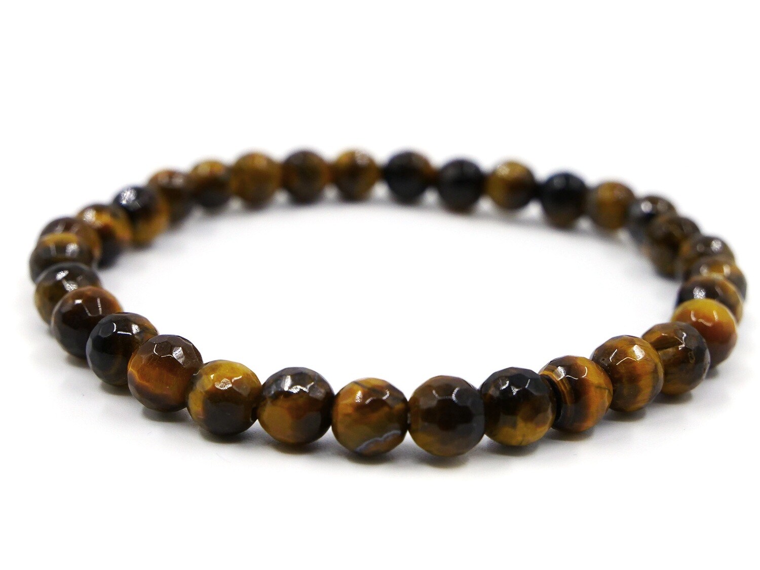 Tiger eye Bracelet - 6mm faceted