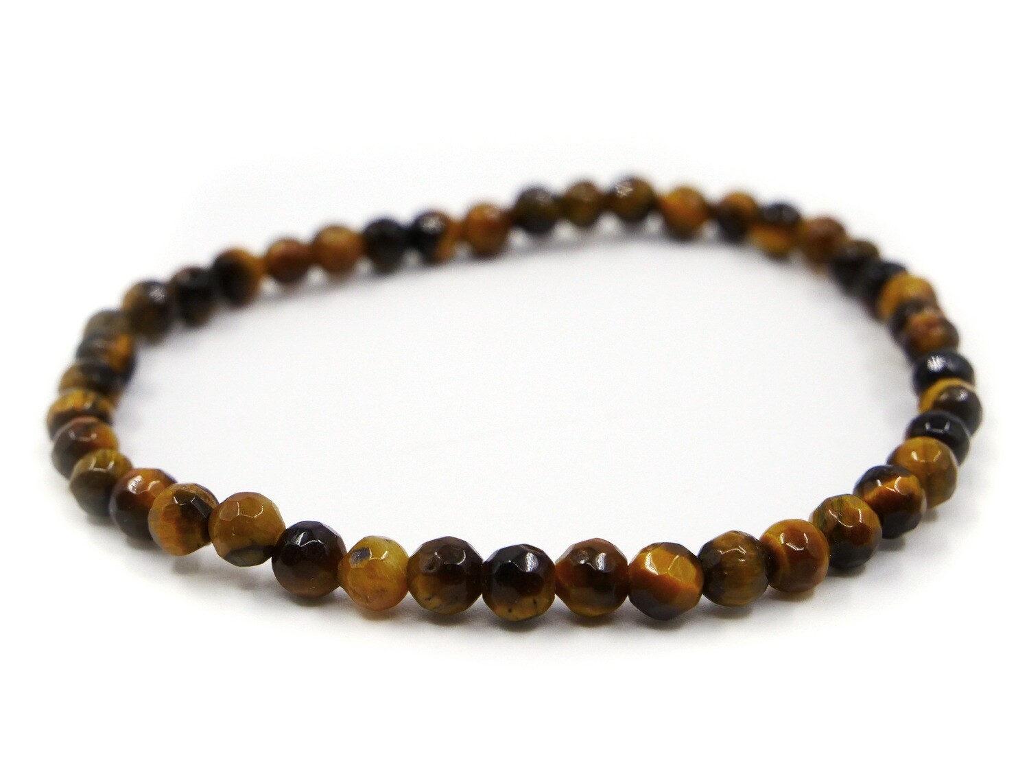 Tiger eye Bracelet - 4mm faceted