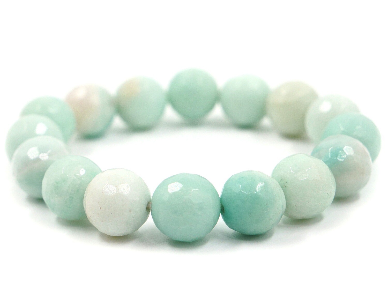 Amazonite Bracelet - 12mm faceted