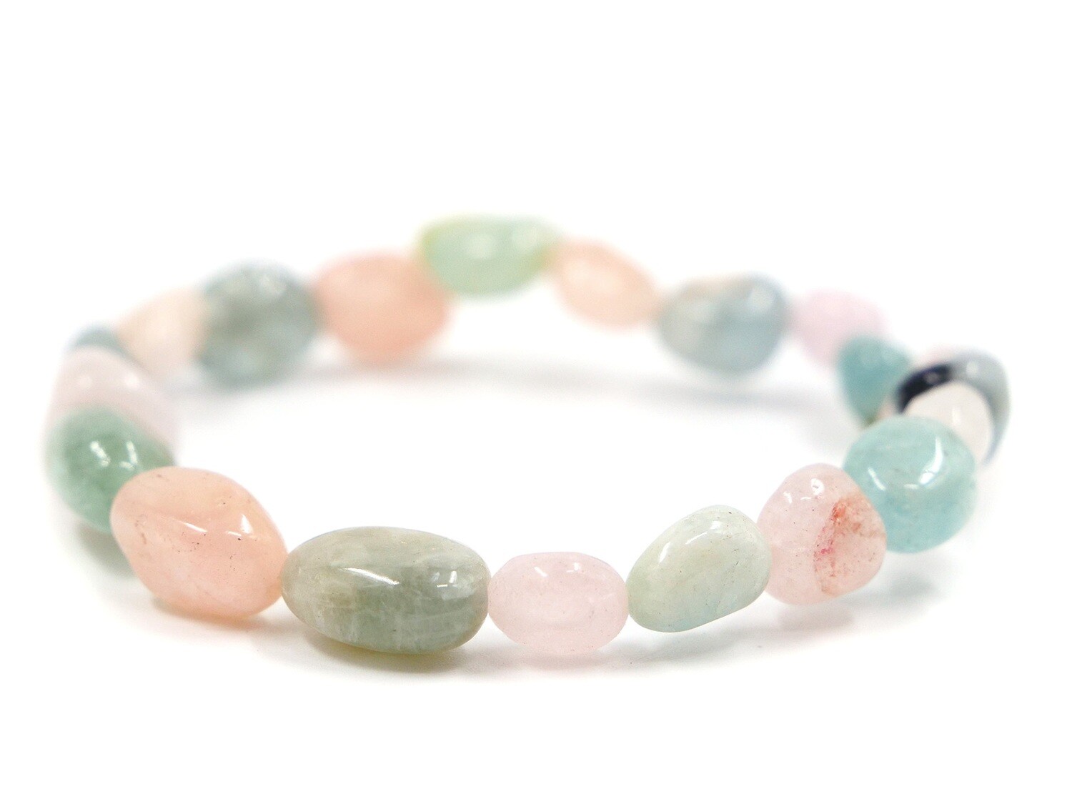 Morganite and Aquamarine Bracelet