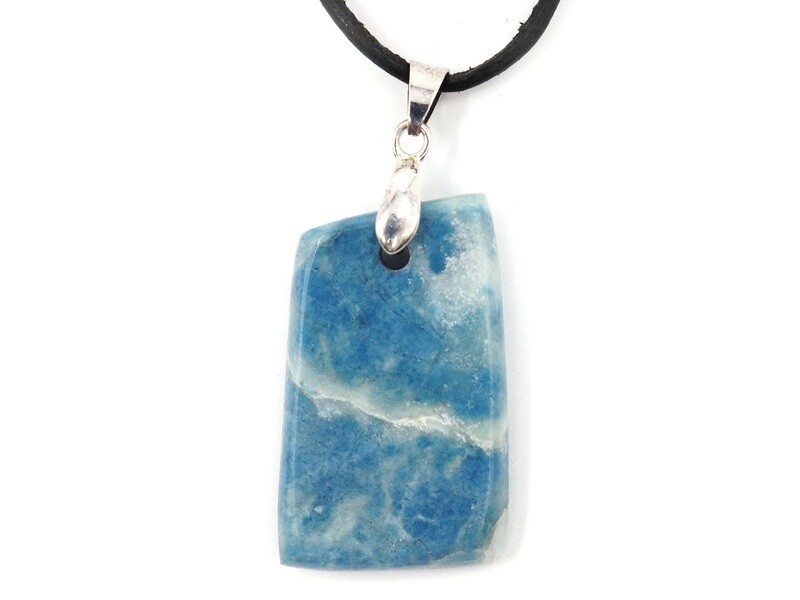 Swiss Lazulite from Zermatt - Pendant