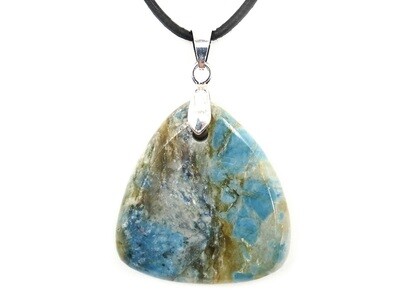 Swiss Lazulite from Zermatt - Pendant