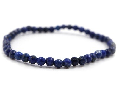 Lapis Lazuli Bracelet - 4mm faceted