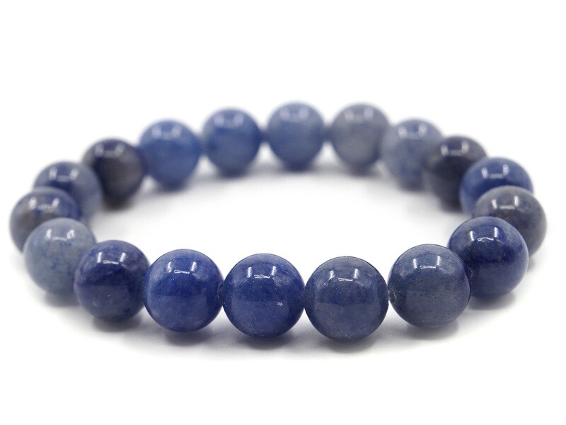 Blue Quartz Bracelet - 10mm