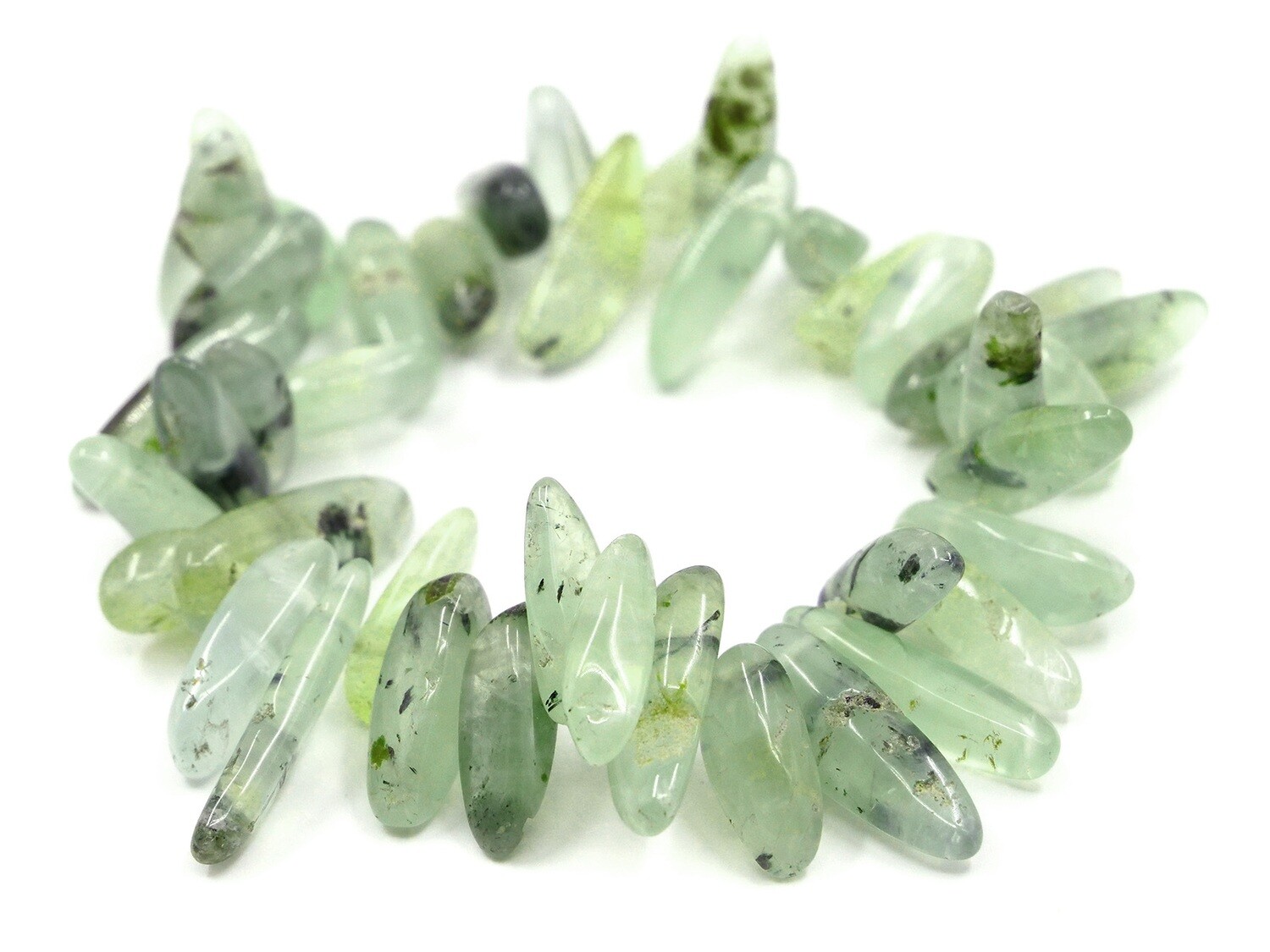 Green Prehnite Bracelet