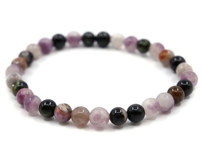 Multicolor Tourmaline Bracelet - 6mm