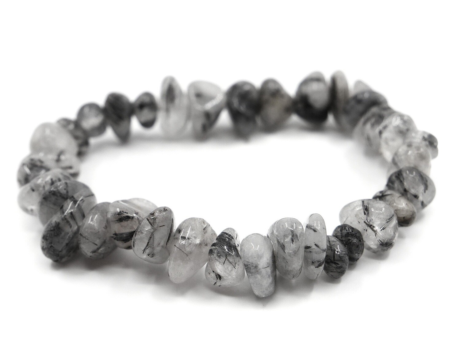 Tourmalinated Quartz Bracelet