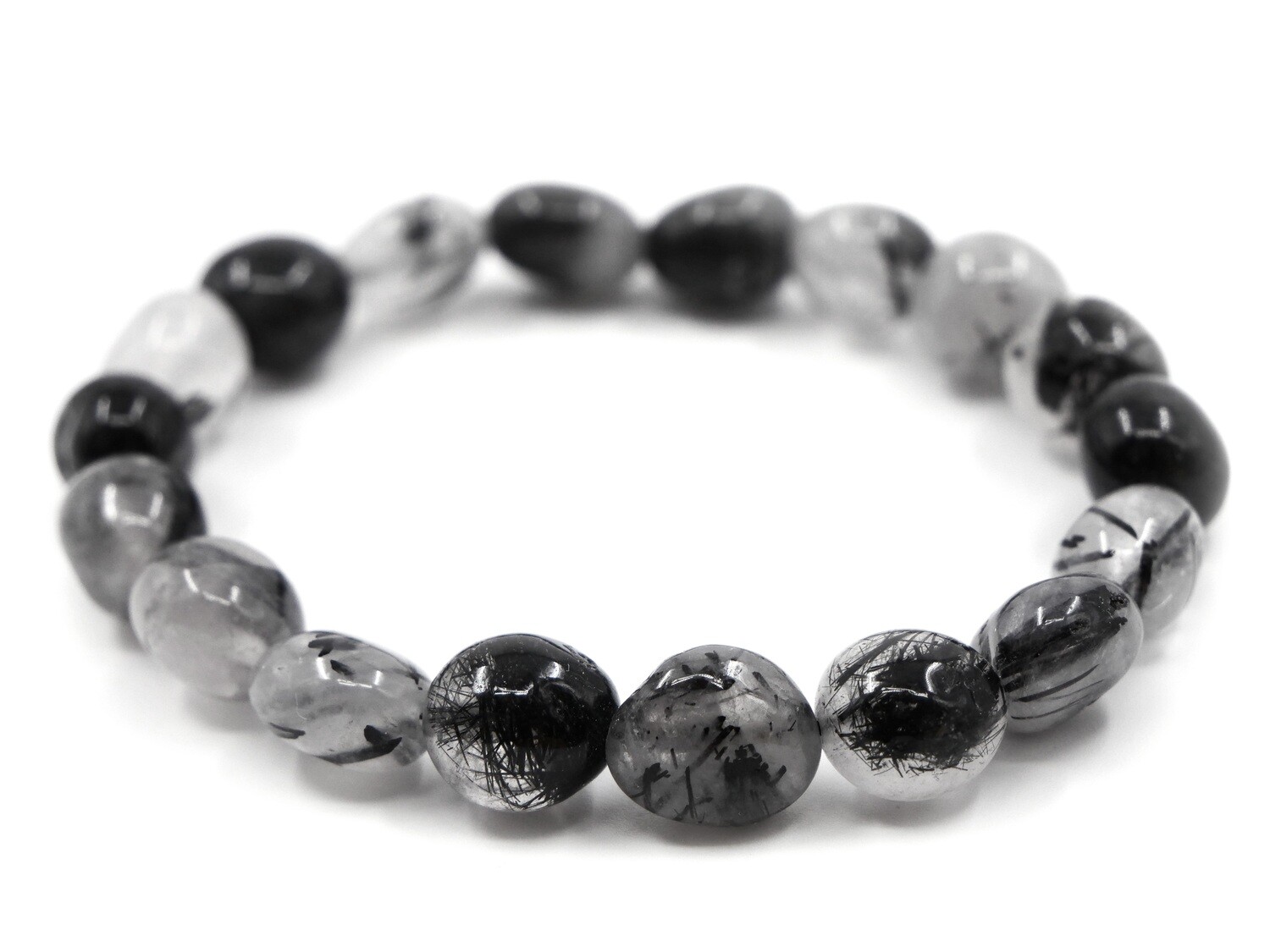 Tourmalinated Quartz Bracelet