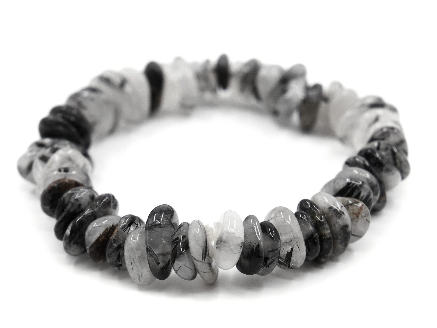 Tourmalinated Quartz Bracelet