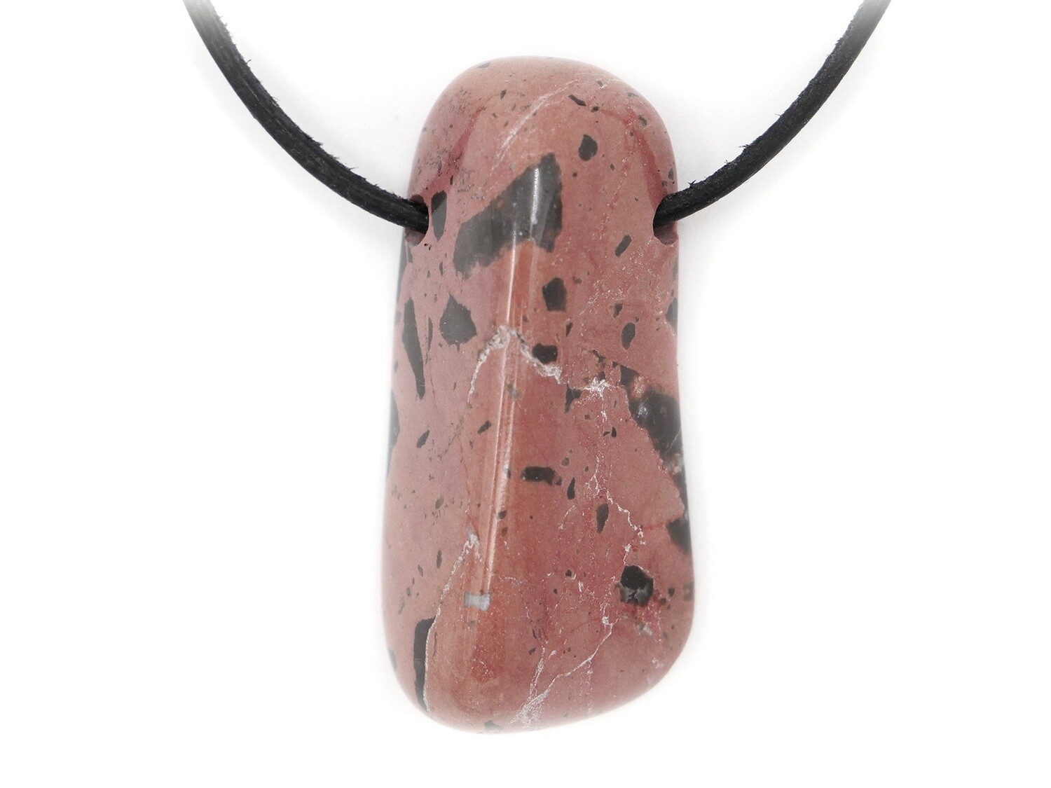 Simmental marble (Switzerland) - Drilled stone pendant