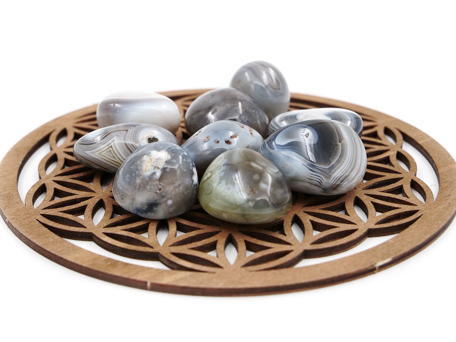Botswana Agate - Tumbled Stone