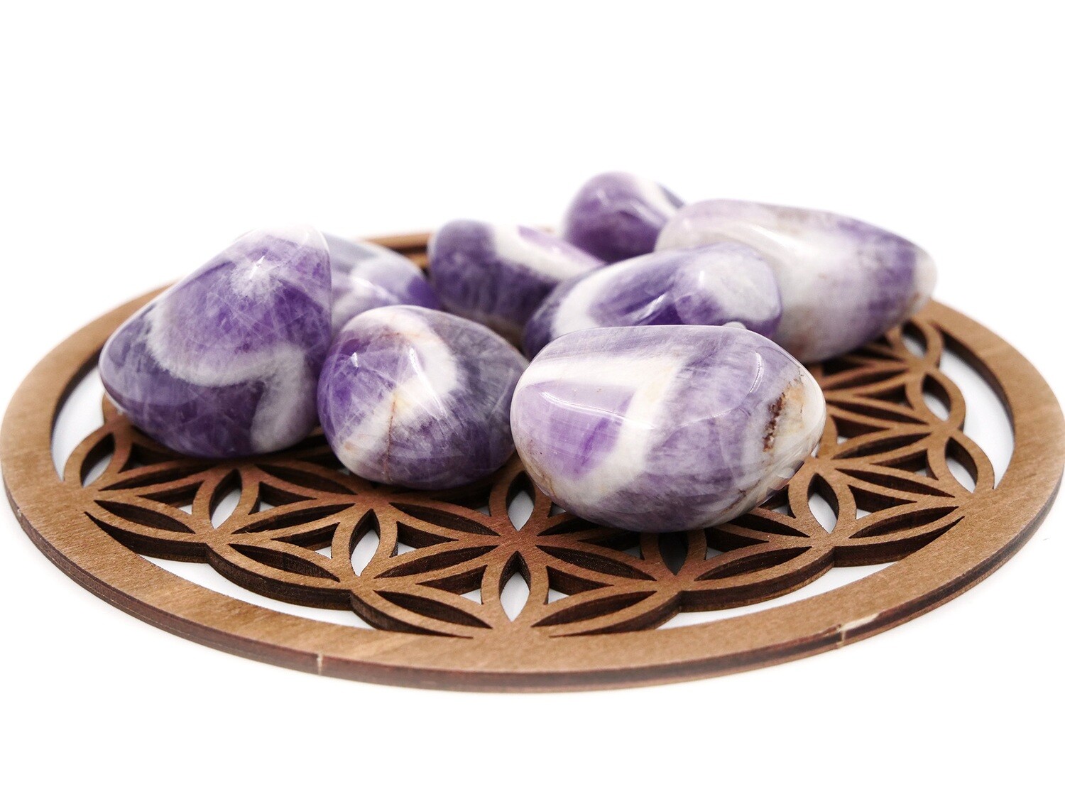 Chevron Amethyst - Tumbled Stone