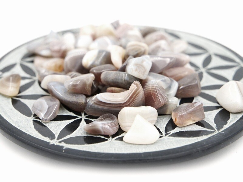 Botswana Agate - Mini Tumbled Stone - 50 g