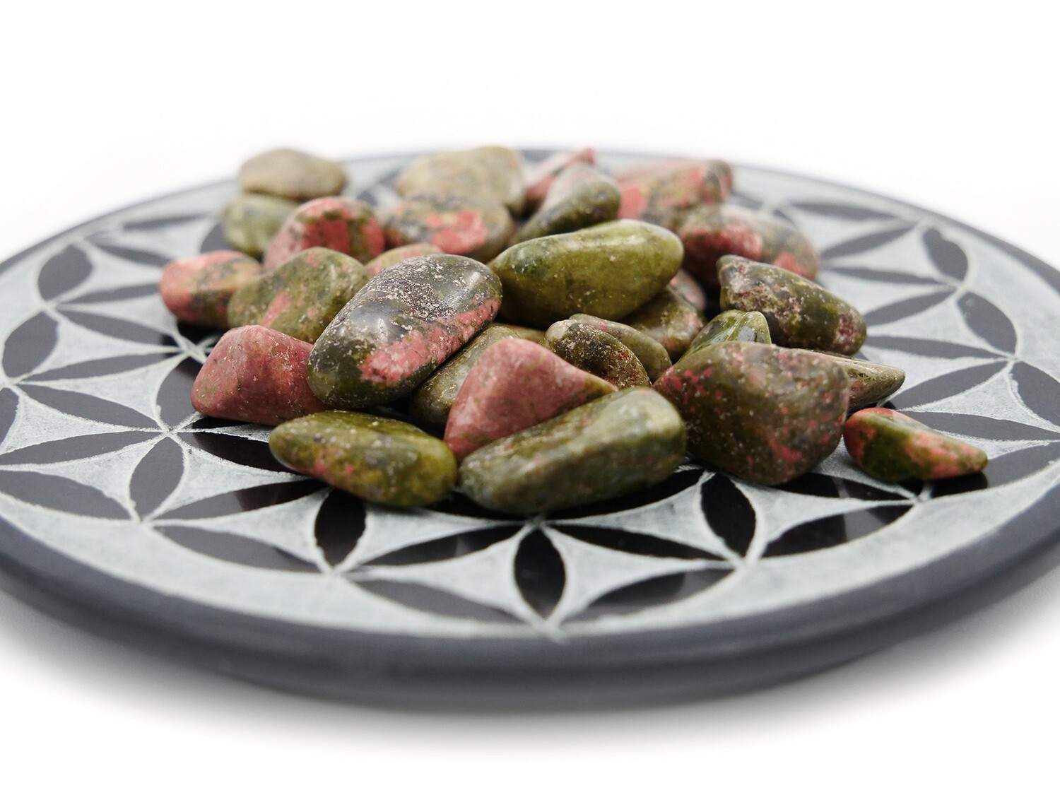 Unakite Epidote - Mini Tumbled Stone - 50 g