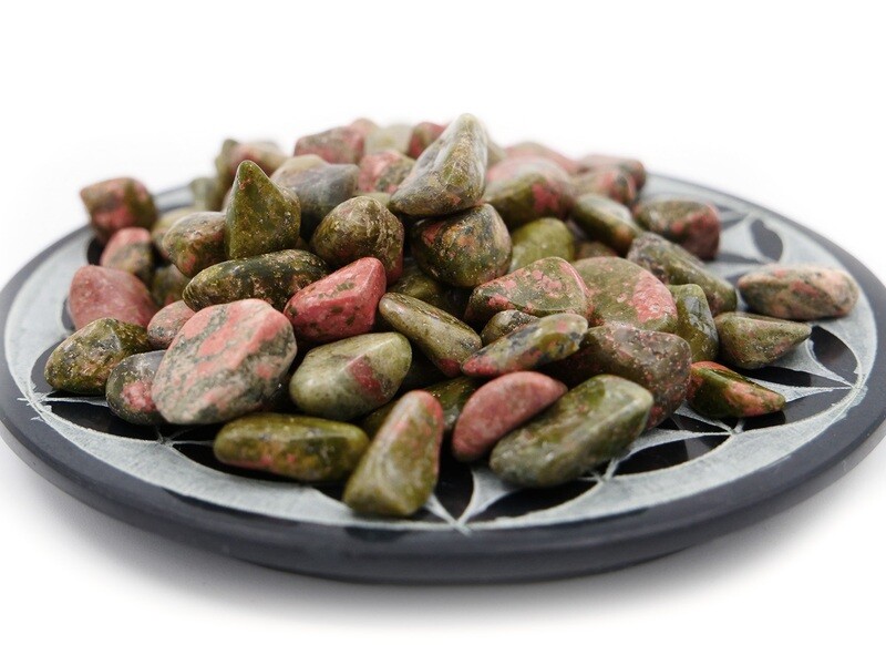 Unakite Epidote - Mini Tumbled Stone - 100 g