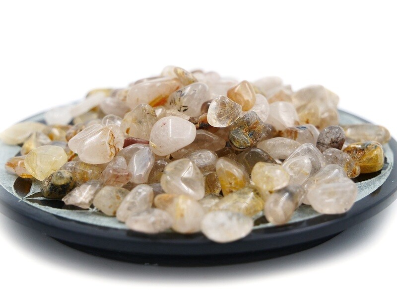 Rutile Quartz - Mini Tumbled Stone - 100 g