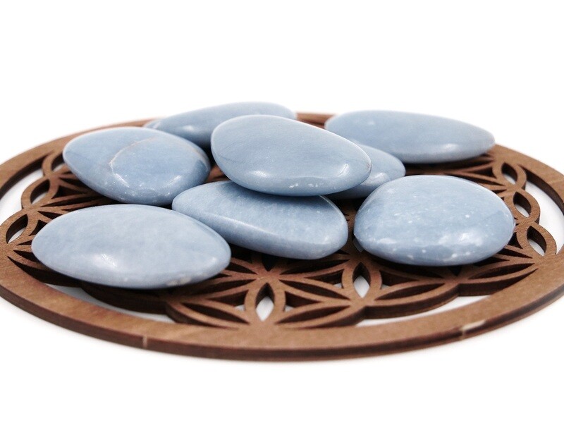 Angelite (Blue Anhydrite) - Tumbled Stone