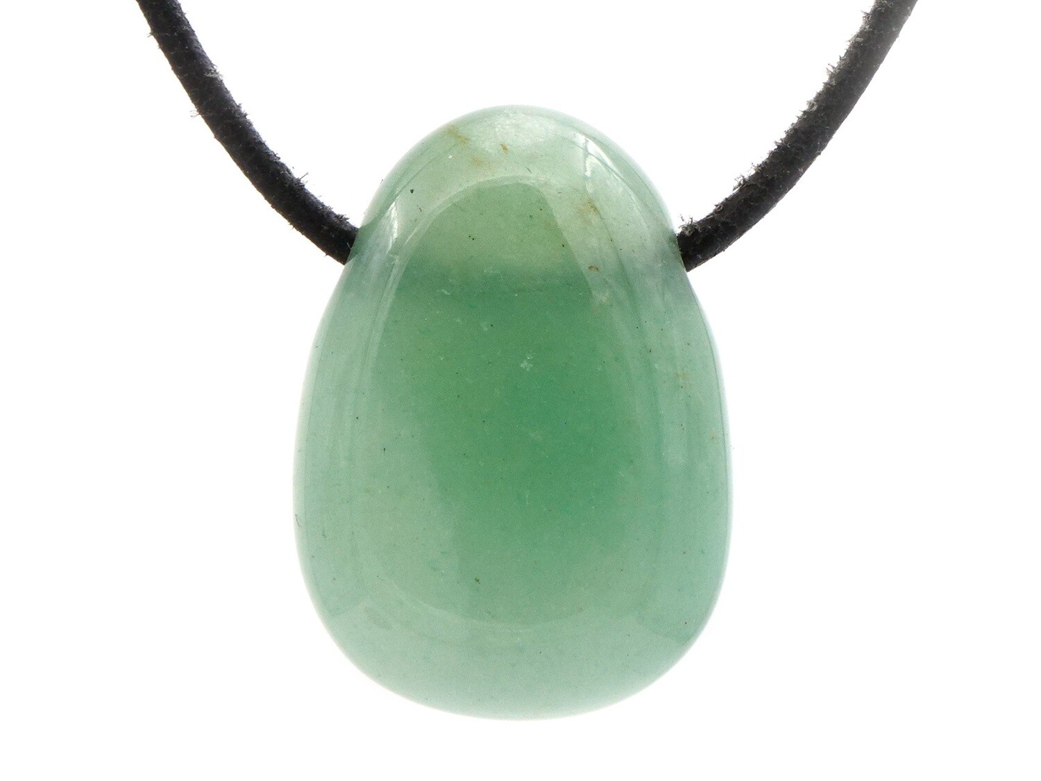 Green Aventurine - Drilled stone pendant