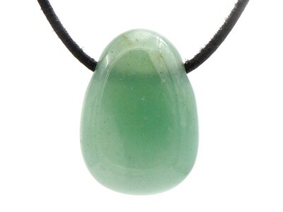 Green Aventurine - Drilled stone pendant