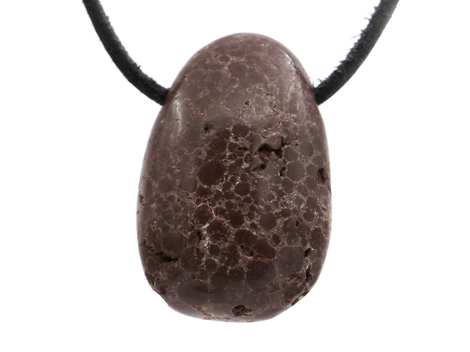 Oolite - Drilled stone pendant