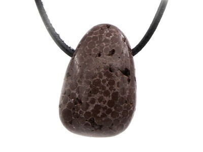 Oolite - Drilled stone pendant