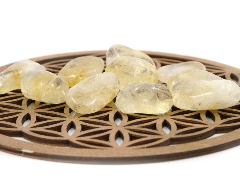 Golden Citrine (heated amethyst) - Tumbled Stone