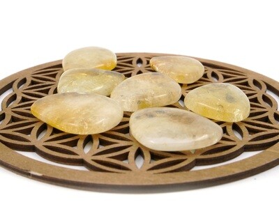 Golden Citrine (heated amethyst) - Tumbled Stone