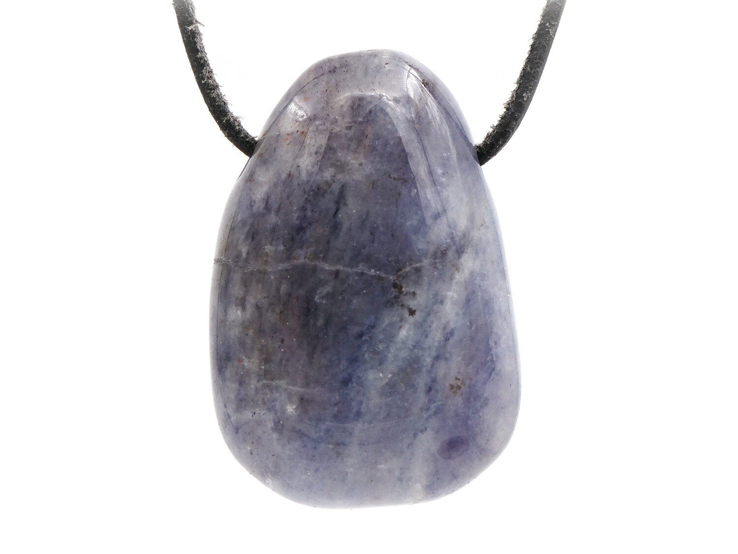 Iolite (Cordierite, water sapphire) - Drilled stone pendant