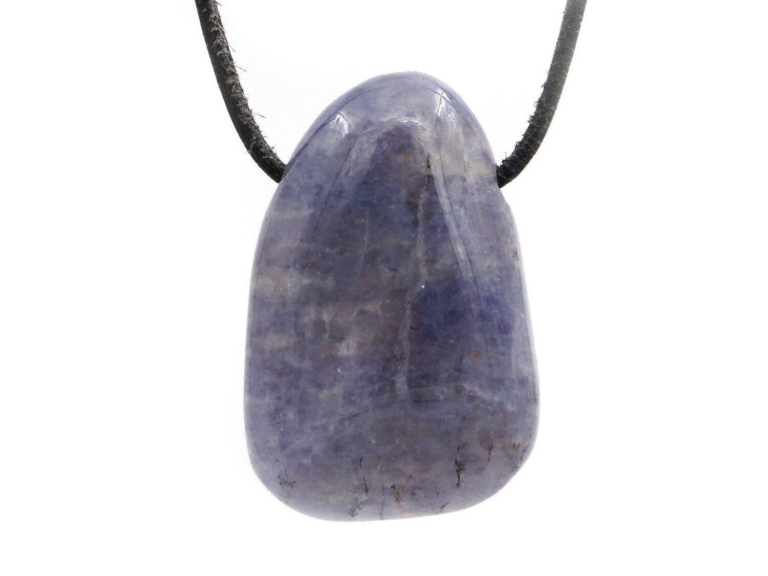 Iolite (Cordierite, water sapphire) - Drilled stone pendant