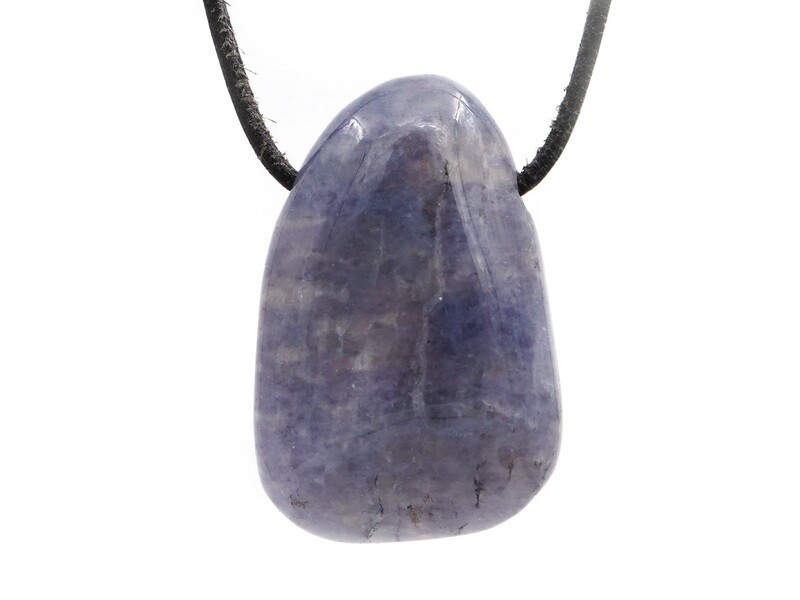 Iolite (Cordierite, water sapphire) - Drilled stone pendant