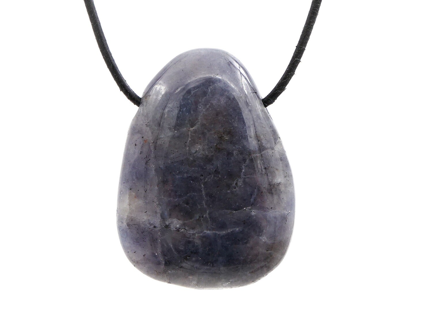 Iolite (Cordierite, water sapphire) - Drilled stone pendant
