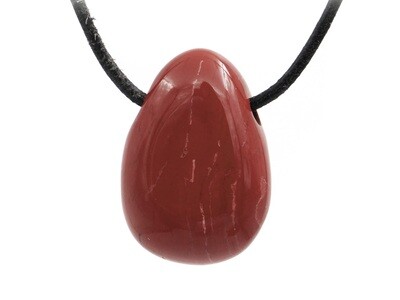 Red Jasper - Drilled stone pendant
