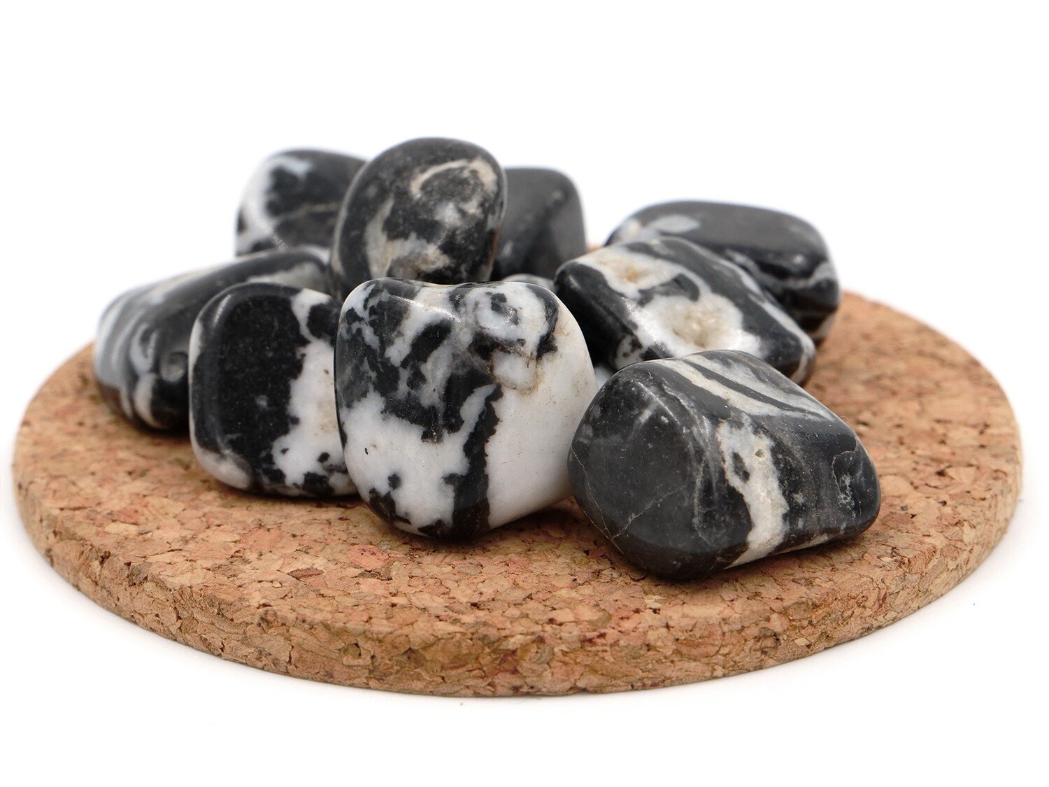 Zebra Marble (Zebra Jasper) - Tumbled Stone