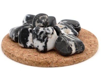 Zebra Marble (Zebra Jasper) - Tumbled Stone