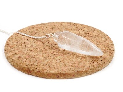 Rock crystal (quartz) - Crystal Pendulum