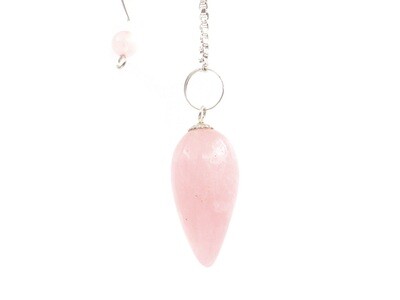 Pink Quartz - Crystal Pendulum