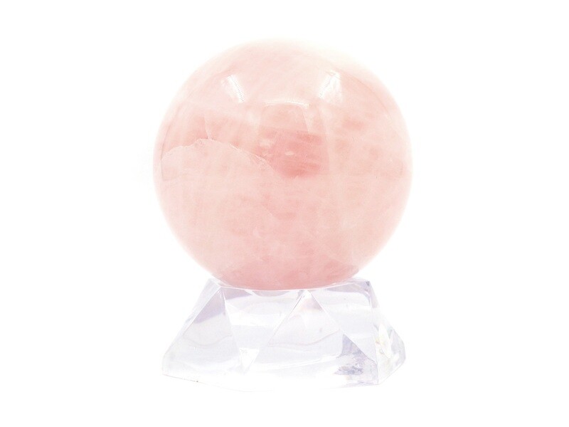 Quartz rose - Boule 6 cm