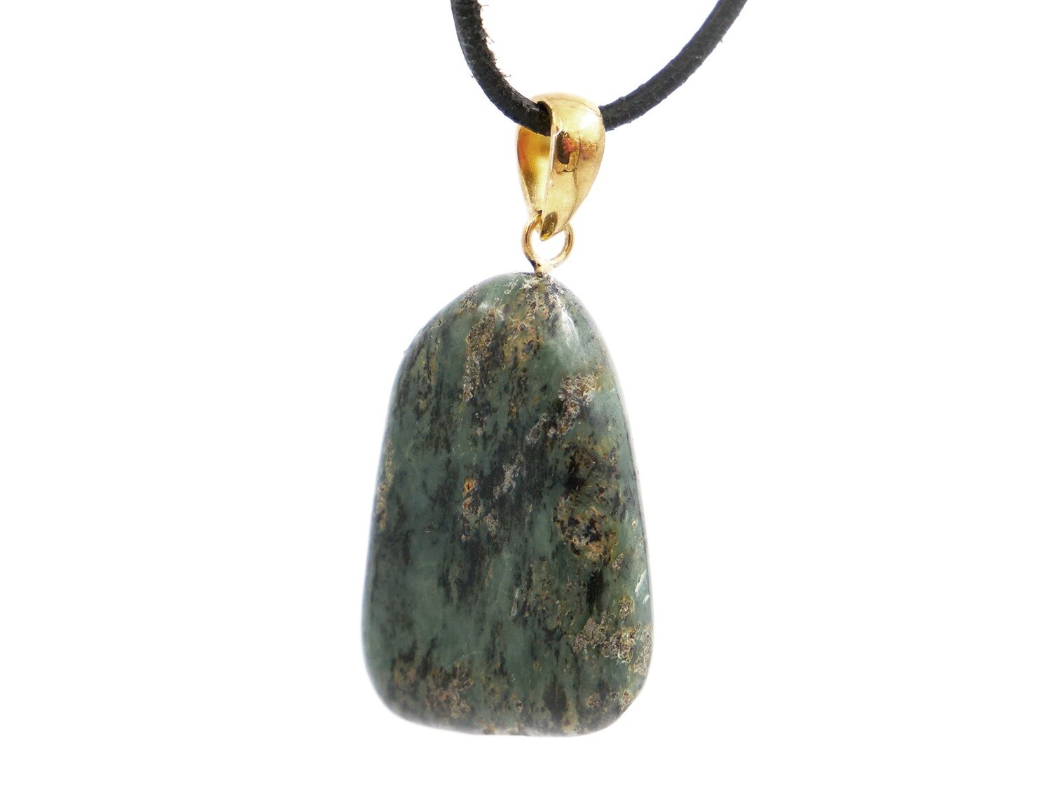 Swiss serpentine - 925 silver pendant