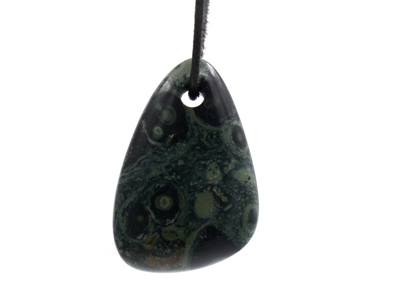 Eldarite (Kambaba Jasper) - Drilled stone pendant