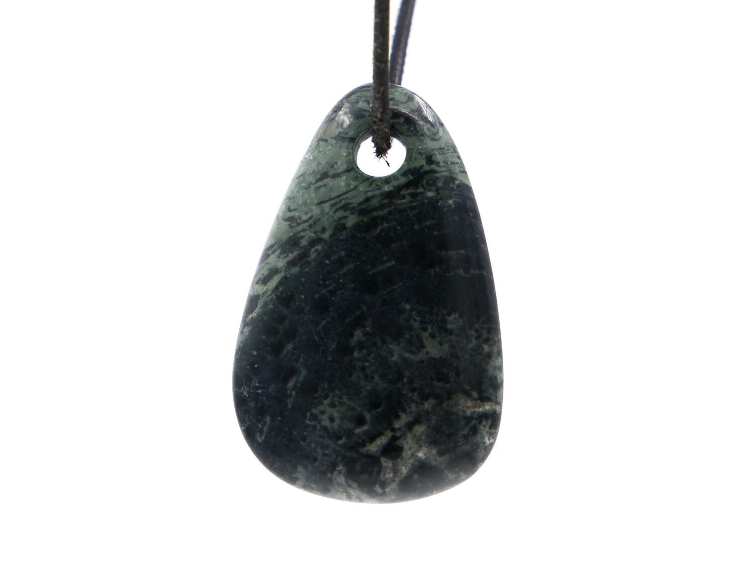 Eldarite (Kambaba Jasper) - Drilled stone pendant