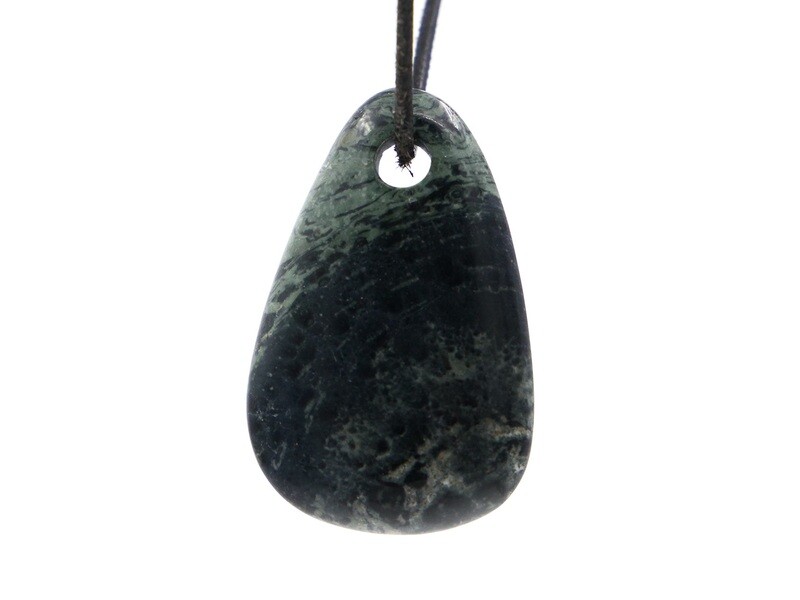 Eldarite (Kambaba Jasper) - Drilled stone pendant