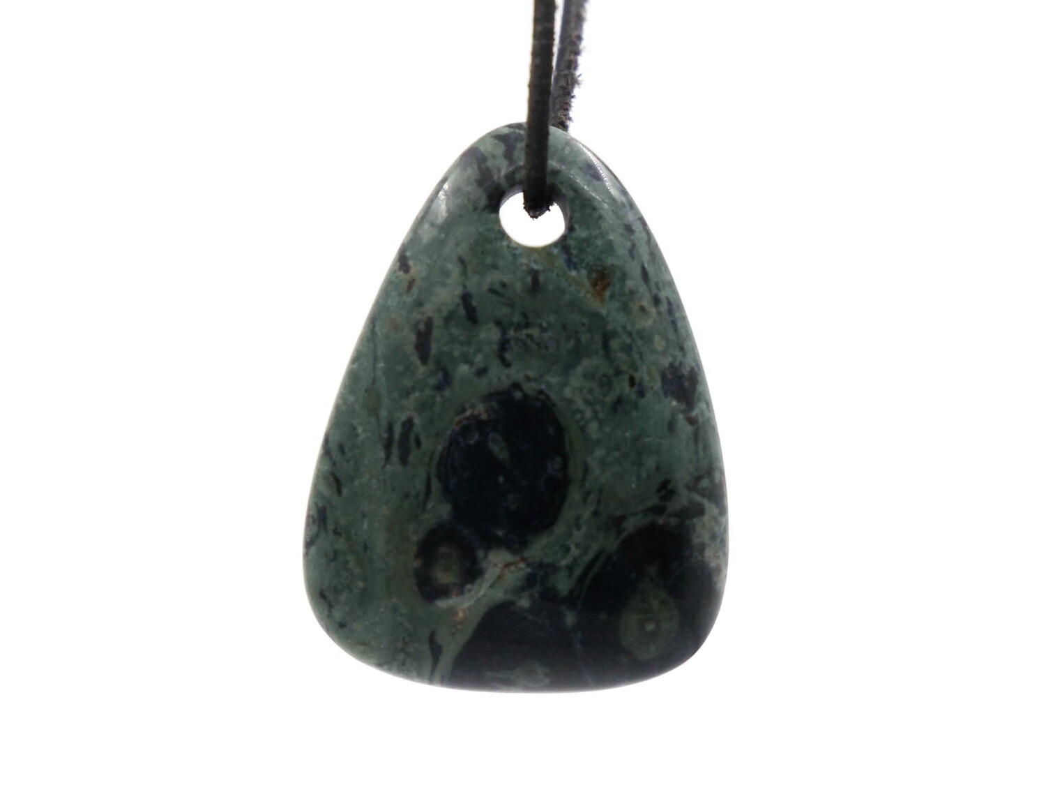 Eldarite (Kambaba Jasper) - Drilled stone pendant