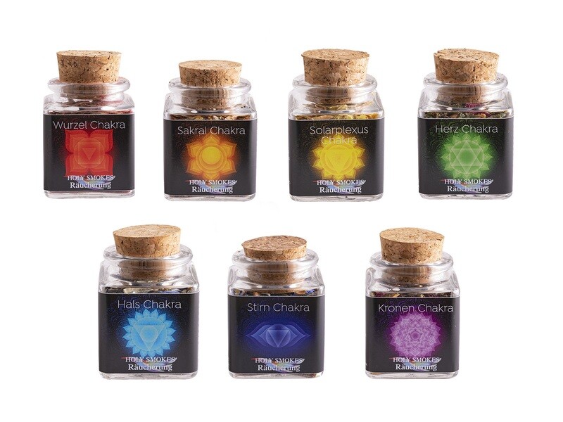 7 Chakras Kit - Chakra incense blend