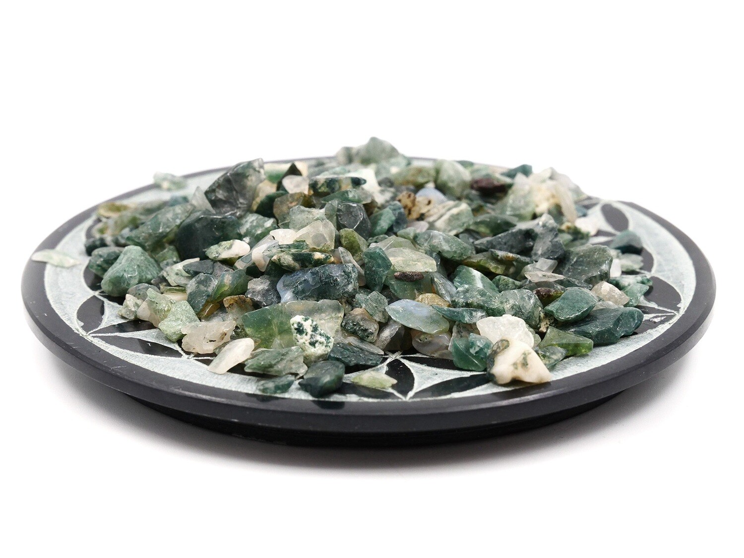 Moss Agate - Mini Stone Chips - 50 g