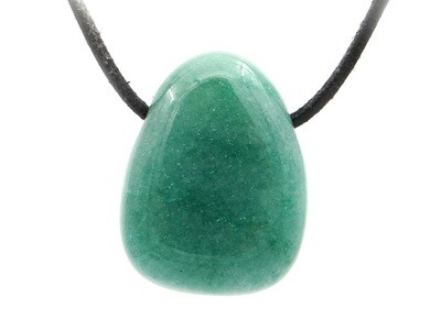 Pierced stone pendants