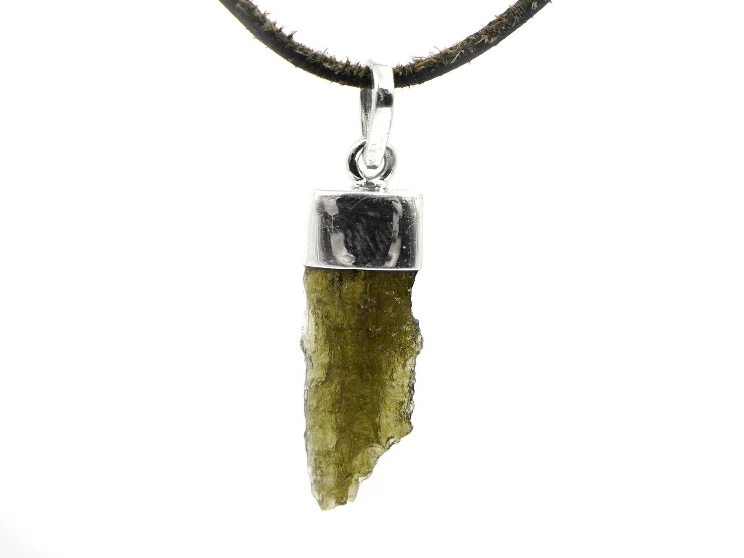 Moldavite - 925 silver pendant