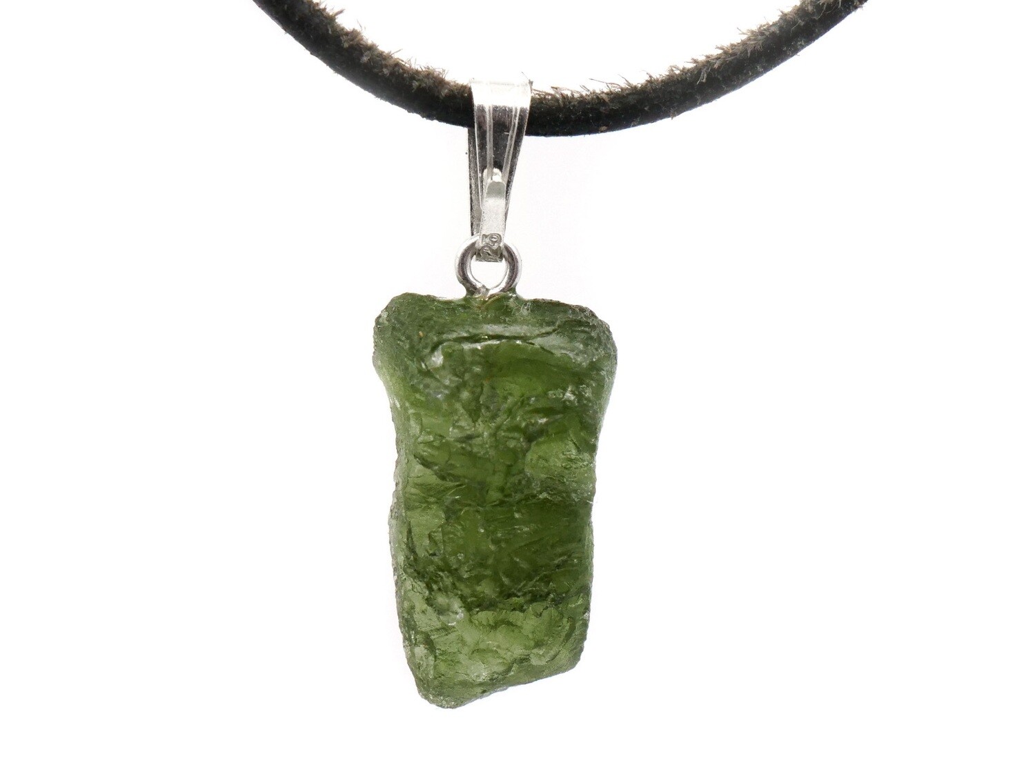 Moldavite - 925 silver pendant